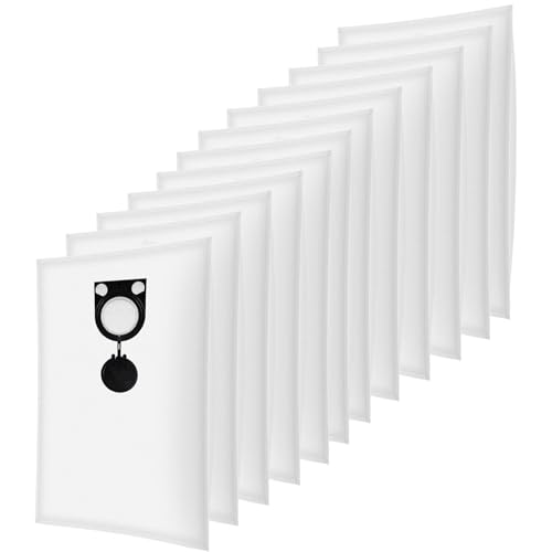 GAS 25 Vacuum Cleaner Bags for Bosch GAS 25 L SFC Professional/GAS 50 VPE SFC/GAS 25 L SFC Wet/Dry Vacuum Cleaner Replacement Parts Dust Bags 2605411167 (12 Bags)