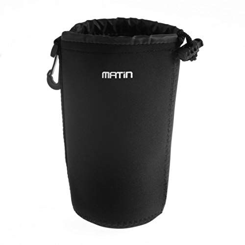 Fancysweety 3mm thick (roughly) Neoprene Belt Loop Worldwide Matin Neoprene waterproof Soft Camera Lens Pouch bag Case