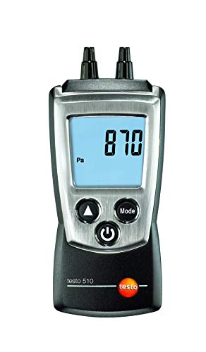 testo 510 Digital Manometer I Dual-Port Differential Pressure Meter for air Conditioning Systems and Ventilation ducts #1