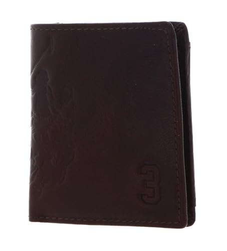 Image of U.S. POLO ASSN. Essex Wallet with Coin Leather Dark Brown, dunkelbraun