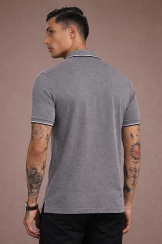 Image of ENDEAVOUR WEAR Men Men Short Sleeve Solid Cotton Rich Polo T Shirt | Collar Tshirts | Half Sleeves | Plain-Regular Fit