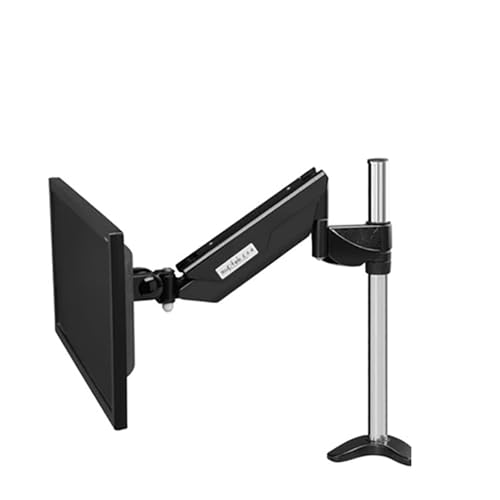 Soporte de monitor de pantalla giratorio para teletrabajo y escritorios ordenados de 10-27"