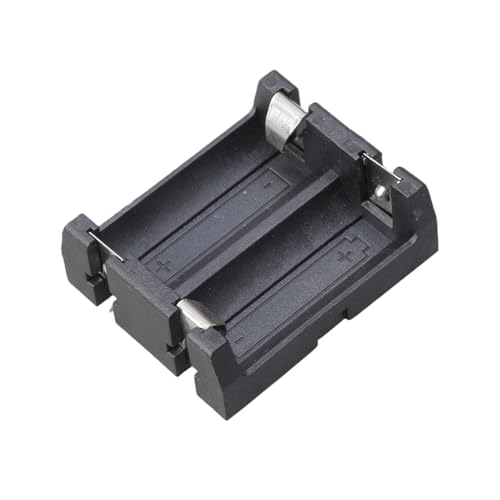 KINSPON CR123A 16340 Caso Almacenamiento Batería LIR123A Caja Almacenamiento Batería Tipo Pasador Retardante para Electrodomésticos Pequeños