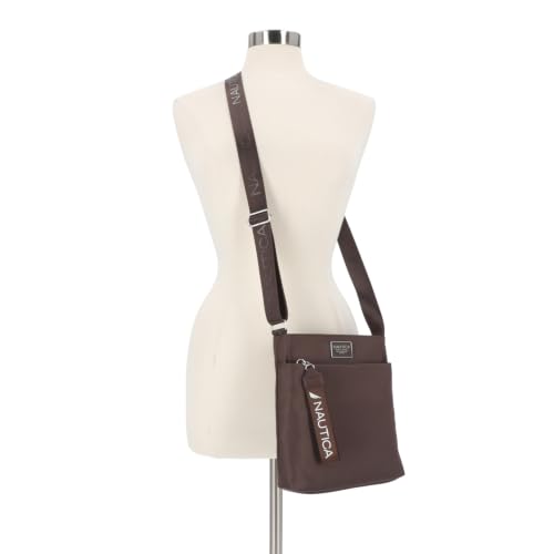 Image of Nautica Diver Nylon Small Women's Crossbody Bag Purse with Adjustable Shoulder Strap