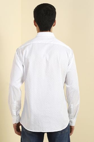 Image of Allen Solly Men Cotton Blend Regular Fit Shirt
