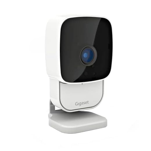Gigaset Camera 2 - telecamera di sorveglianza per interni - trasmissione video full HD in tempo reale - visione notturna a infrarossi 6 m - registrazione audio - audio a 2 vie - bianco