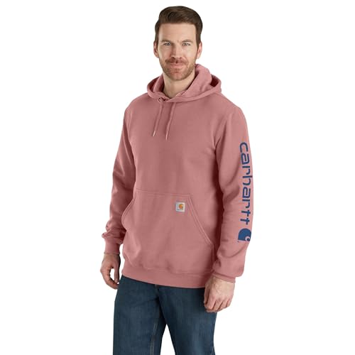 Carhartt midweight signature sleeve logo hoodie