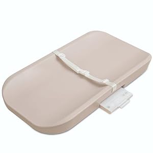 Baby Changing Pad, Baby Scale, 2 in 1 Baby Smart Scale and Change Pad, Waterproof Changing Pad, Wipeable Changing Pad with Safety Belt, Non-Slip Pad for Dresser, Easy to Clean & Portable Cushion Pad
