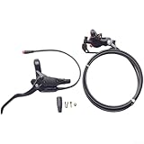 Honseadek E For Bike Hydraulisches Scheibenbremssystem mit Abschaltfunktion, wasserdichter Bremshebel und Bremssattel, Aluminiumlegierung, 2-poliger Anschluss für E-Bikes und rechte Hinterradbremse