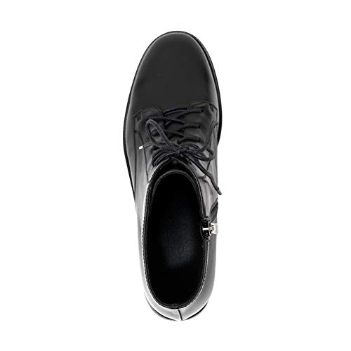 ONEENO Women's Lace-up Leather Ankle Boots4