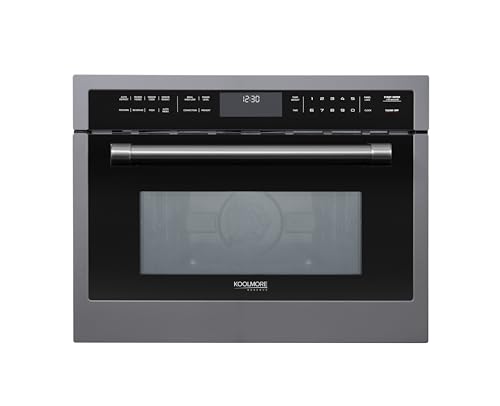 KoolMore Reserve 24 in. 1.6 cu. ft. Built-in Convection Microwave Oven with Air...