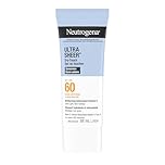 Neutrogena Ultra Sheer Dry-Touch Sunscreen Lotion, Broad Spectrum SPF 60 UVA/UVB Protection, Oxybenzone-Free, Light, Water Resistant, Non-Comedogenic & Non-Greasy, 88 mL