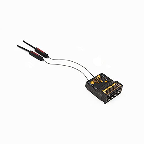 TYXTTGY FTr12B 12-Channel 2.4GHz Receiver - Dual-Antenna, for Fixed-Wing RC Planes and Drones