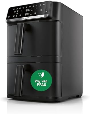 Bosch Air Fryer Series 6, MAFD661B0, XXL Double Stack 12 L, 2 x 6 L ...