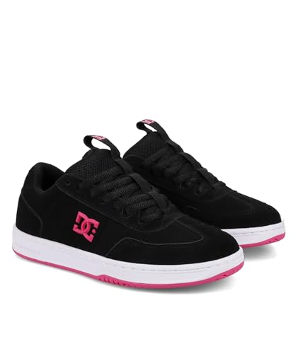 DC Shoes Zapatillas Dc Astrix para mujer, color negro y rosa, negro/rosa, 38 EU