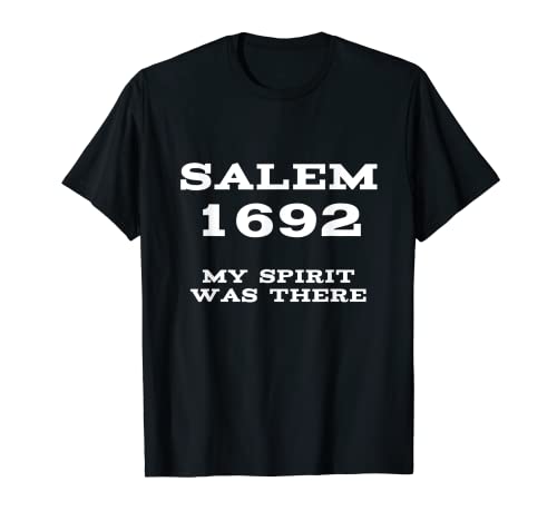 Salem 1692 My Spirit Was There – Vintage Witch Trial T-Shirt