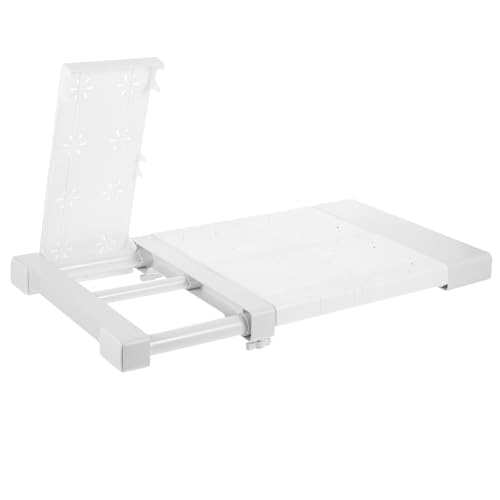 Happyyami Closet Organizer Shelf Divider Telescopic Rack No Tools Versatile for Wardrobe Cabinet
