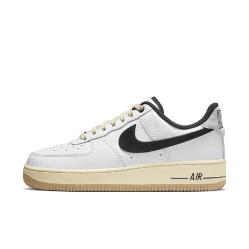 NIKE Air Force 1 '07 LX, Sneaker Mujer, Cumbre Blanca/Negra-Muslin, 38.5 EU