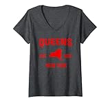 Photo Gallery donna queens ny souvenir tee mappa nativa nyc est. 1683 maglietta con collo a v Photo Gallery donna queens ny souvenir tee mappa nativa nyc est. 1683 maglietta con collo a v