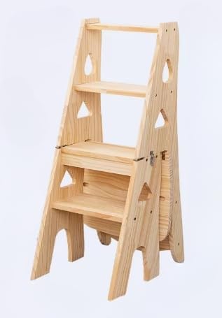 折り畳みステップチェア 木製 スツール 踏み台 椅子 脚立 おしゃれ