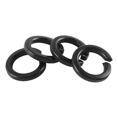 Orivin M16 Federscheibe, Einzelspirale mit quadratischem Querschnitt, Spiralschloss aus Kohlenstoffstahl, Dichtungen für Schrauben, 10er-Pack