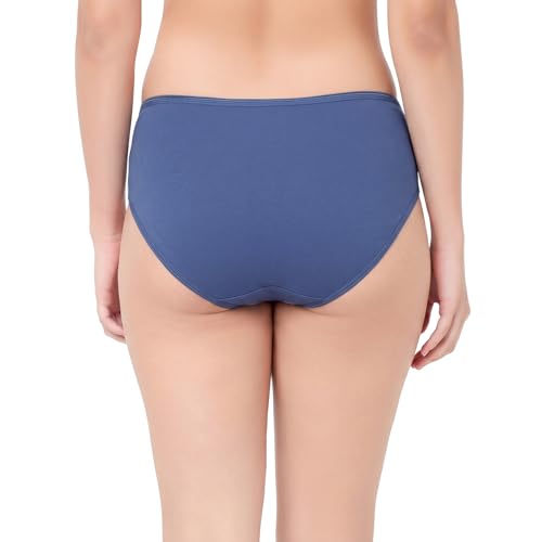 Image of juliet Cotton Hipster Premium Panties Set of 5 Full Coverage Stretchable Fabric
