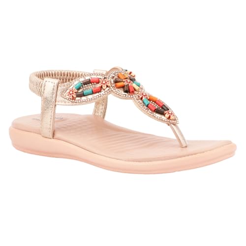 Image of Medifeet SoftStep Boho Chic Sandals - Pain-Free Fashion Walking | Style Without Sacrificing Comfort