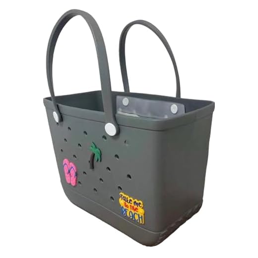 Best reversible umbrella totes Stylish Waterproof Rubber Beach Tote