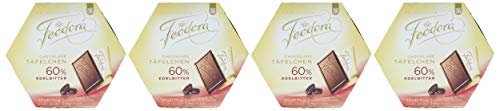 Feodora Schokolade Täfelchen 60 Prozent Edelbitter, 4er Pack (4 x 225 g) – Bild 5