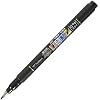 Tombow Fudenosuke Fude Brush Pen Soft (GCD-112) x5 Set, with Original Sticky Notes Great for Calligraphy, Art Drawings, Illustration, Manga