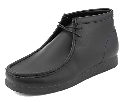 Image of Amali Casual Chukka Boots for Men, High-Top, Lace Up Suede Men's Shoes, Desert Boots with Crepe Rubber Sole