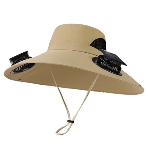 Chapeau solaire ventilé avec protection UV pour ne plus souffrir de la chaleur en été