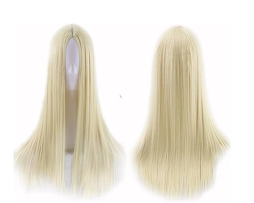 Perruque cheveux synthétiques multi couleur noir mi-longueur lisse en fibre mate thermo-résistante