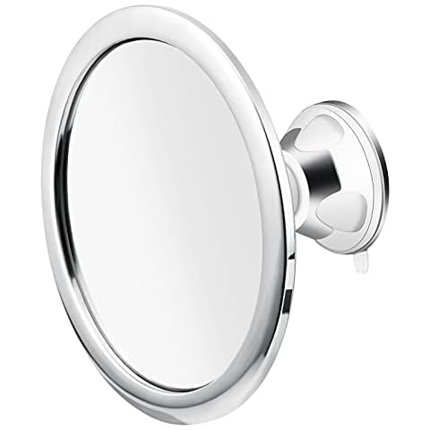 Nebelloser Make-up-Spiegel Dusch-Rasierspiegel mit Halter Saugnapf 360° drehbar echter beschlagfreier Spiegel Cover