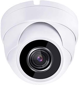 101AV 2MP 4in1 TVI, AHD, CVI, CVBS Indoor Outdoor Dome Camera DWDR OSD menu for CCTV DVR Home Office Surveillance Security White 2MP 2.8mm Lens, White