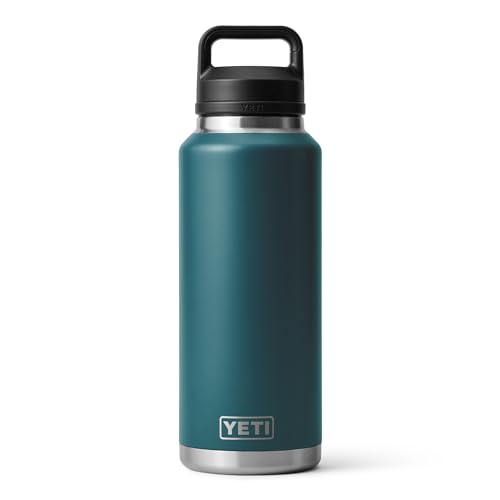 Image of YETI Rambler 46 oz Bottle, Leakproof, Vacuum Insulated, Stainless Steel with Chug Cap, Agave Teal
