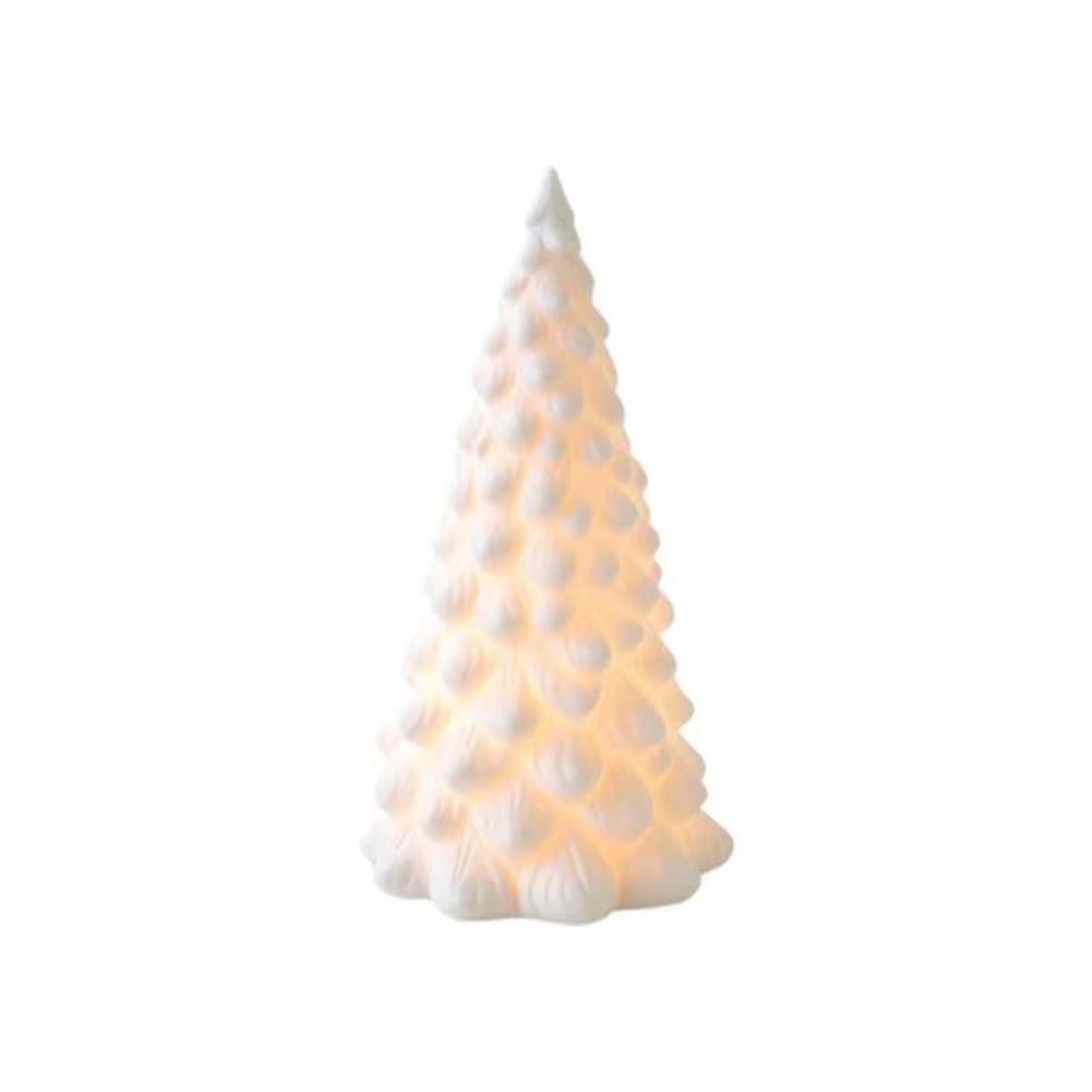 CTRLZS Light Up Ceramic Christmas Tree Christmas Trees with Lights Artificial Table Top Decorations Ceramic Ornament