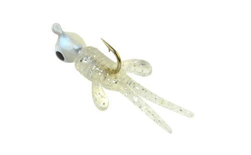 Berkley PCAM164H-CHS Power Bait Micro Atomic Mite Bait, (Clear Silver Fleck, 3/4-Inch, 1/64 Oz.)