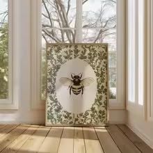 Impression ovale bourdon grand format pour décoration murale chic - 4