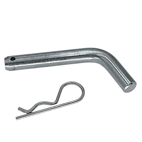 Zcargel Trailer Hitch Pin, Stainless Steel Bent Hitch Pin Towing Components Metal Trailer Hitch Pins & Clip Replacement For Towing Cargo, Boat, Rv, Car, Truck, Atv #TOP6