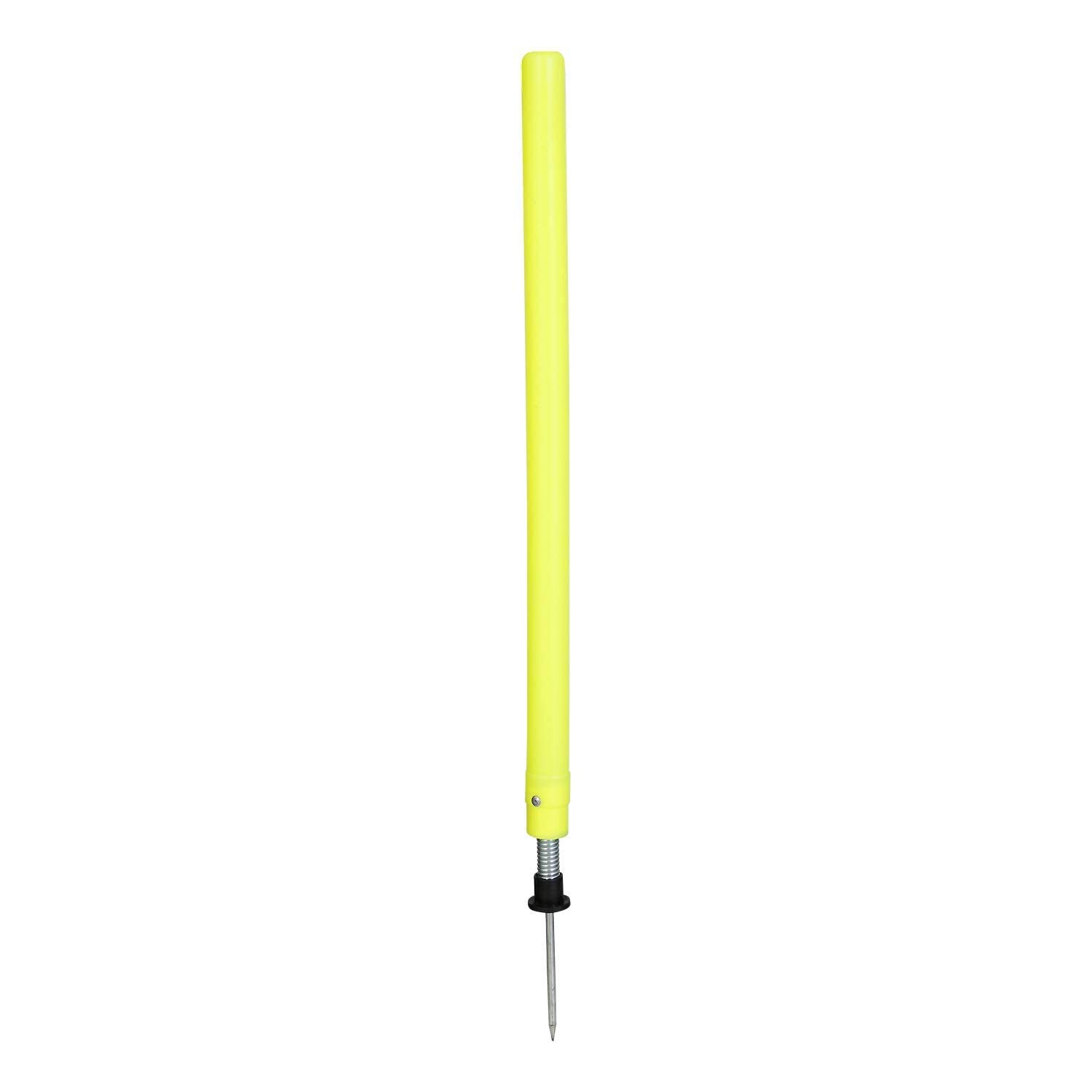 AS Stump Plastic for Cricket Target Stump with Spring for Bowling Practices (Yellow)-image-12