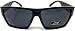 Locs 91105 Black Sunglasses | Authentic Gangster Flat Top Lowrider Maddogger Shades