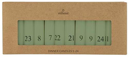 IB Laursen - Adventskerzen - Kalenderkerzen - Stabkerzen 1-24 - Farbe:...