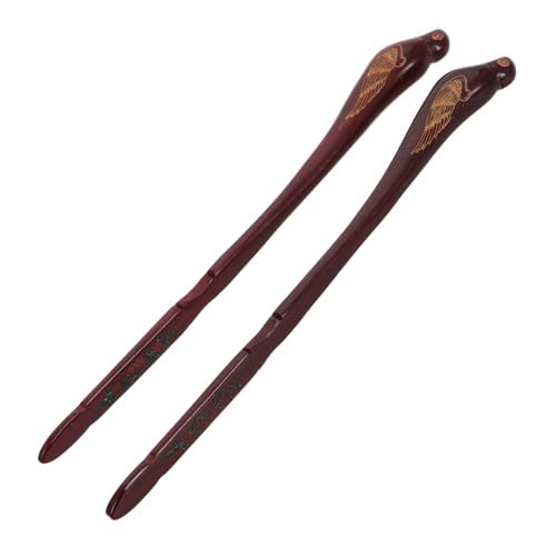 HAPINARY Sturdy Wooden Gong Mallets for Yangqin Practice Large Size Unique Bird Shape Design