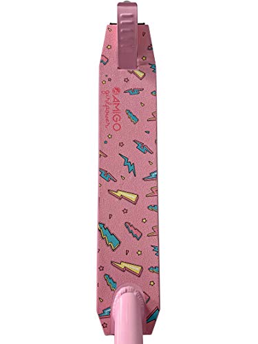 AMIGO Girlpower Stuntstep met Voetrem Roze - Afbeelding 4