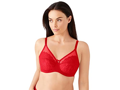Image of Wacoal Women's Retro Chic Unlined Mesh Full Coverage Underwire Bra, 855186