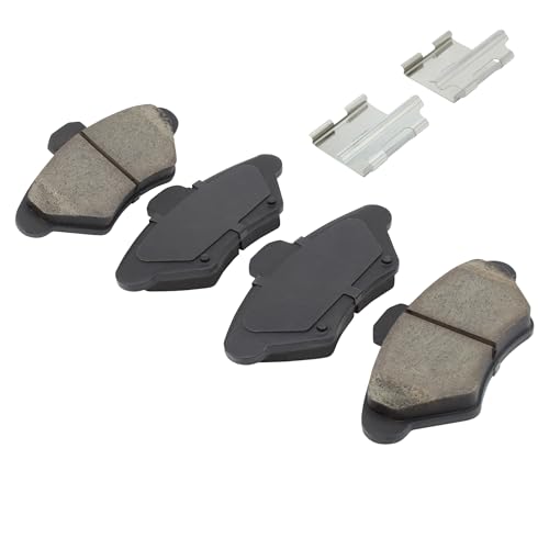 Image of QUALITY-BUILT Front Ceramic Brake Pads, Premium 1001-0600C, Compatible with 1993-1998 Ford /Mercury (Cougar,Mustang,Thunderbird)