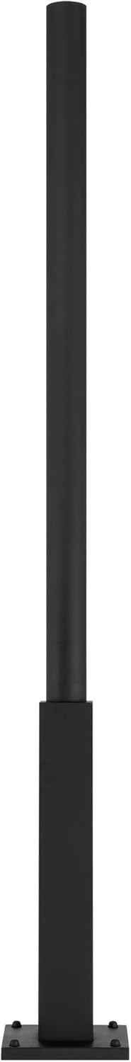 John Timberland Titan 76" High Black Outdoor Light Post