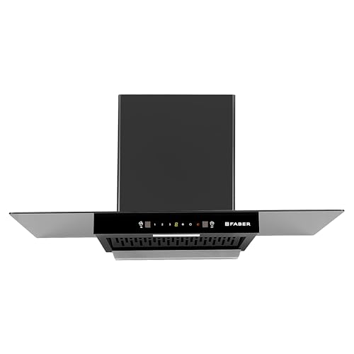 Faber Ignis 90cm 1500m³/hr Autoclean T-Shape Kitchen Chimney | Touch&Gesture Control | Filterless | BuiltIn Oil Collector | 12Yr Motor,2Yr Comprehensive Warranty by Faber|Hood IGNIS IN XL HCSC FL BK90