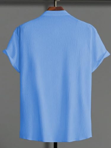 Image of Leriya Fashion Tshirt for Man | T Shirt for Mans | Mens TShirt's | Collarless T- Shirt for Mens | Half Sleeve Tshirt for Men (Available in Plus Sizes) Polycotton, Regular Fit